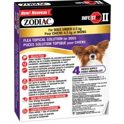 Infestop II Topical Solution for Dogs Under 4.5kg