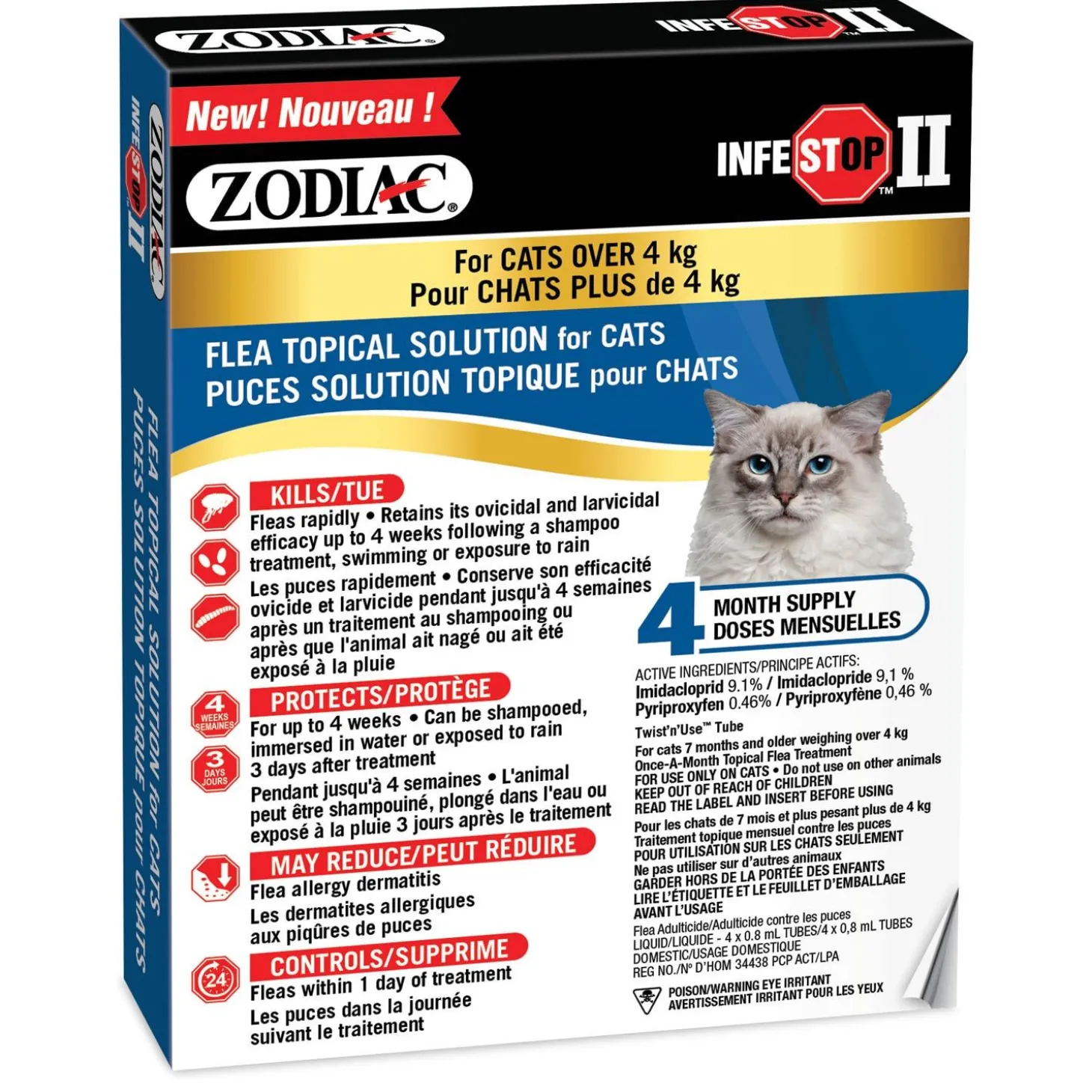 Infestop II Topical Solution for Cats Over 4kg