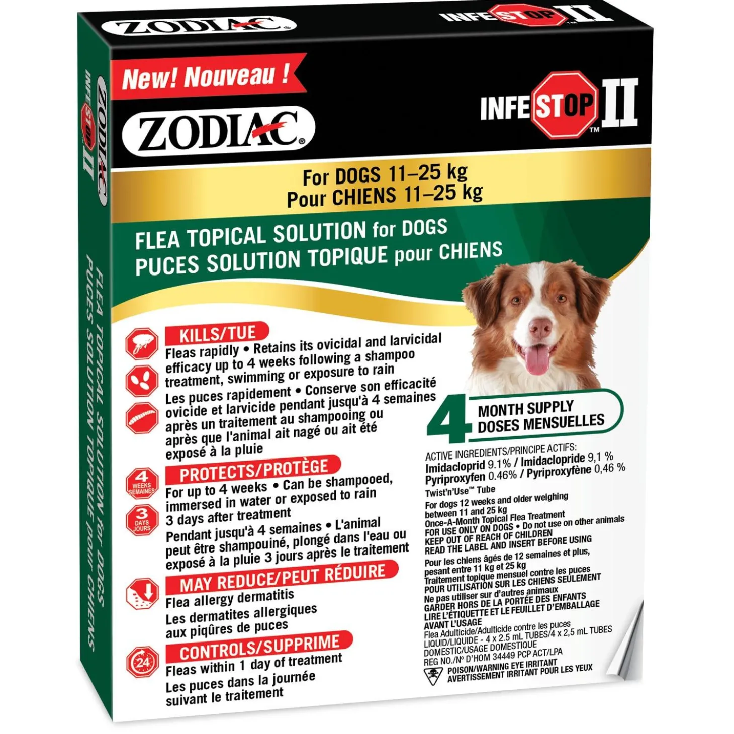 Infestop II Topical Solution for Dogs Between 11-25kg