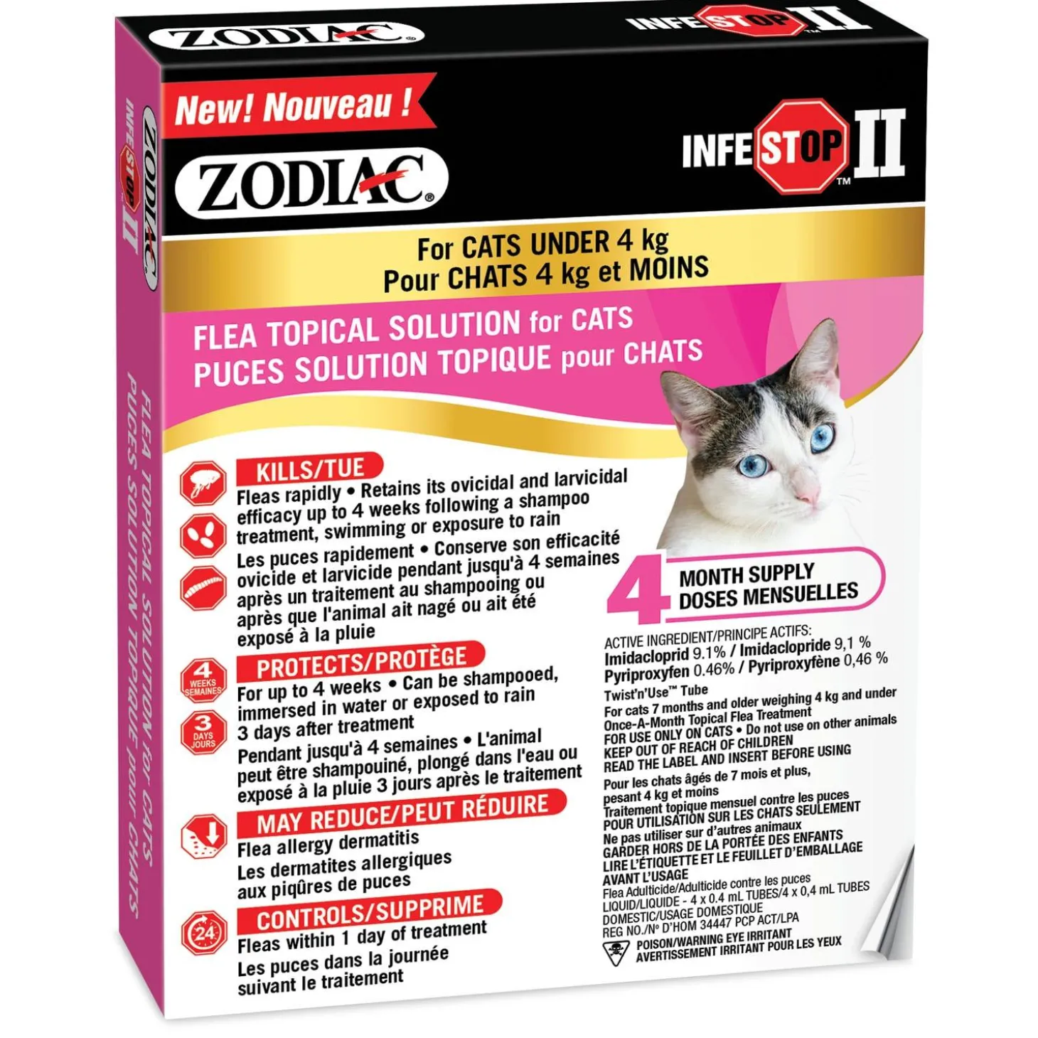 Infestop II Topical Solution for Cats Under 4kg