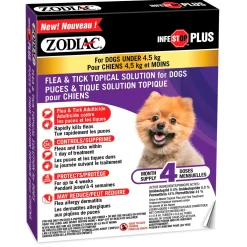 Infestop Plus Flea & Tick Topical Solution for Dogs Under 4.5kg
