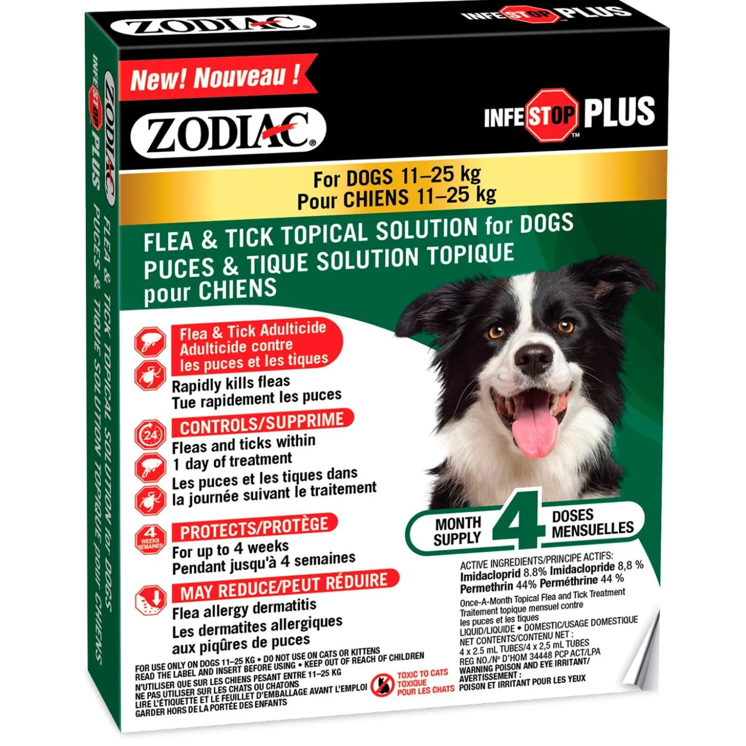 Infestop Plus Flea & Tick Topical Solution for Dogs Between 11-25kg