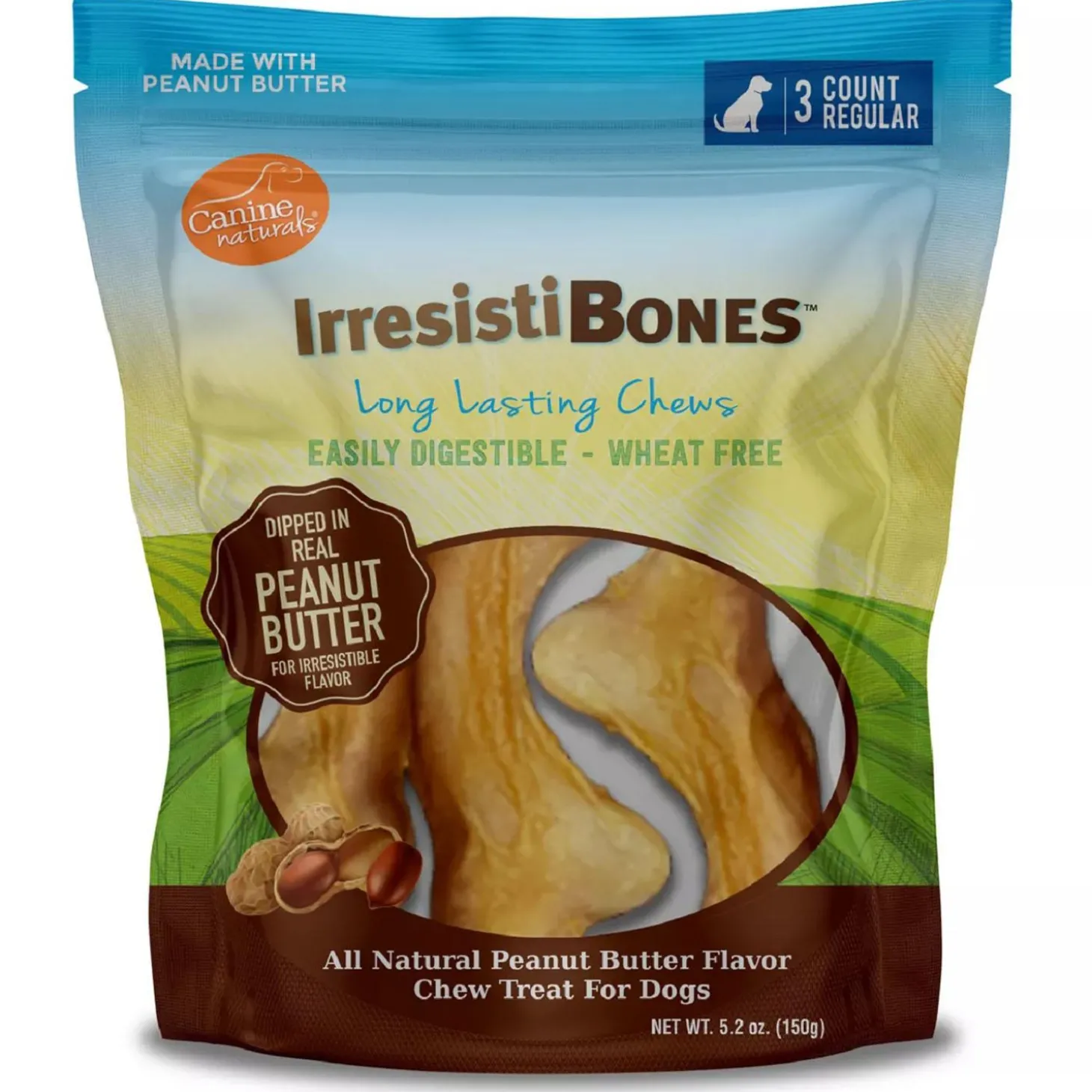 IrresistiBones Peanut Butter Flavour Dog Treats