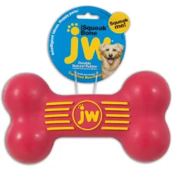 iSqueak Bone Assorted Colours Dog Toy