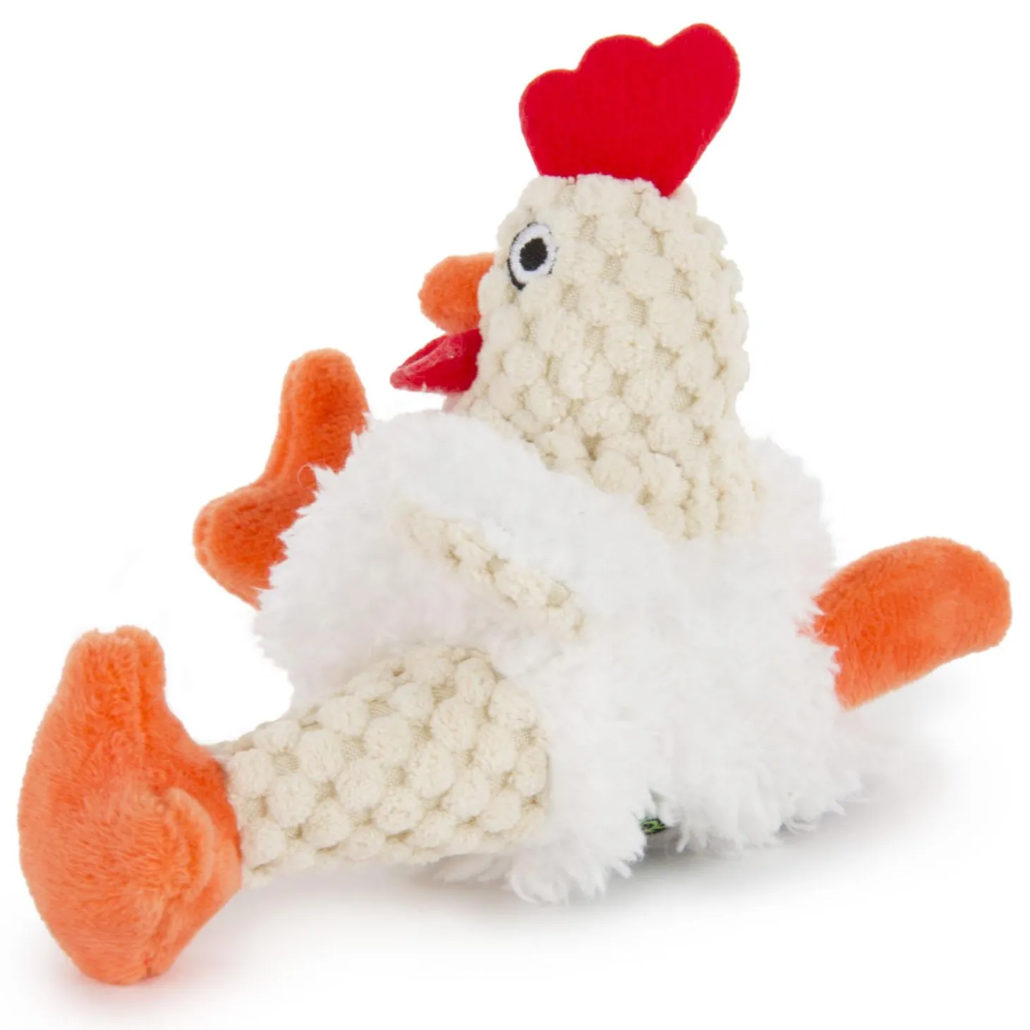 Just For Me White Rooster Dog Toy