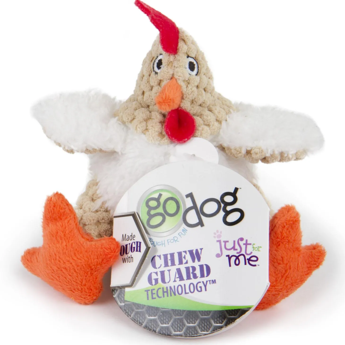 Just For Me White Rooster Dog Toy