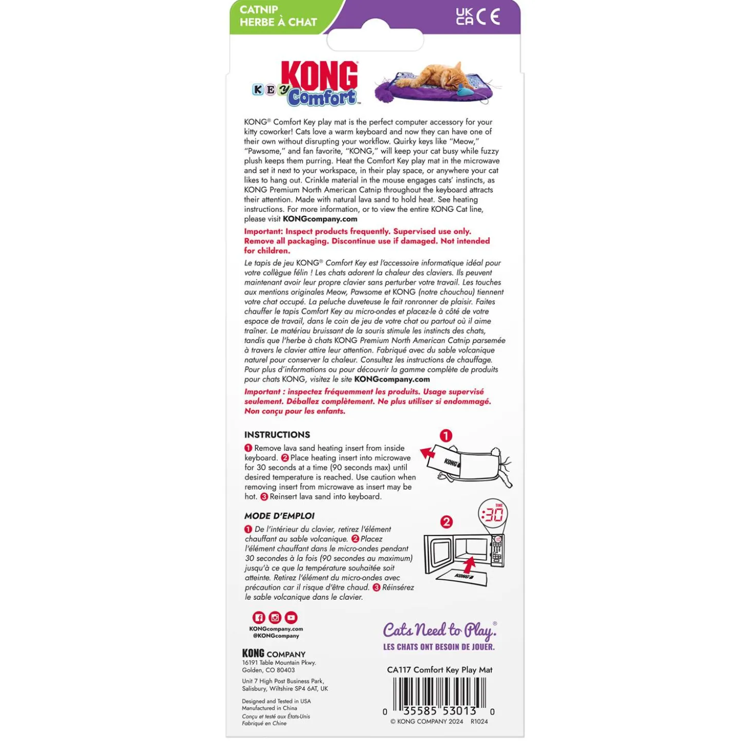 Key Comfort Play Mat Cat Toy