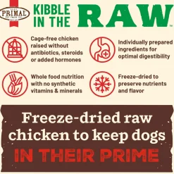 Kibble in the Raw Chicken Recipe Small Breed Adult Dog Food