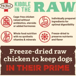 Kibble in the Raw Chicken Recipe Adult Dog Food