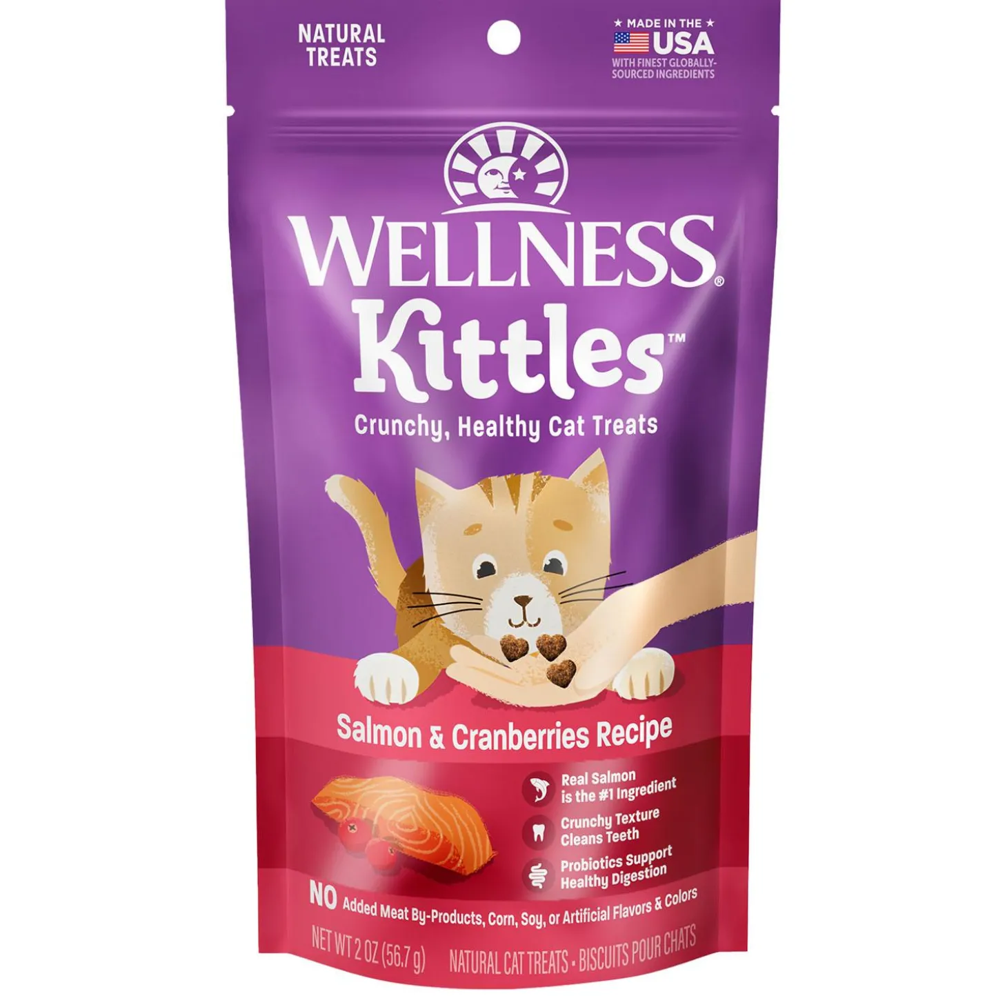 Kittles Salmon & Cranberries Recipe Cat Treats