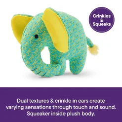 Knit Tuff Elephant Dog Toy