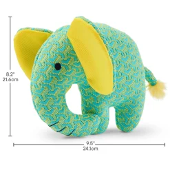 Knit Tuff Elephant Dog Toy