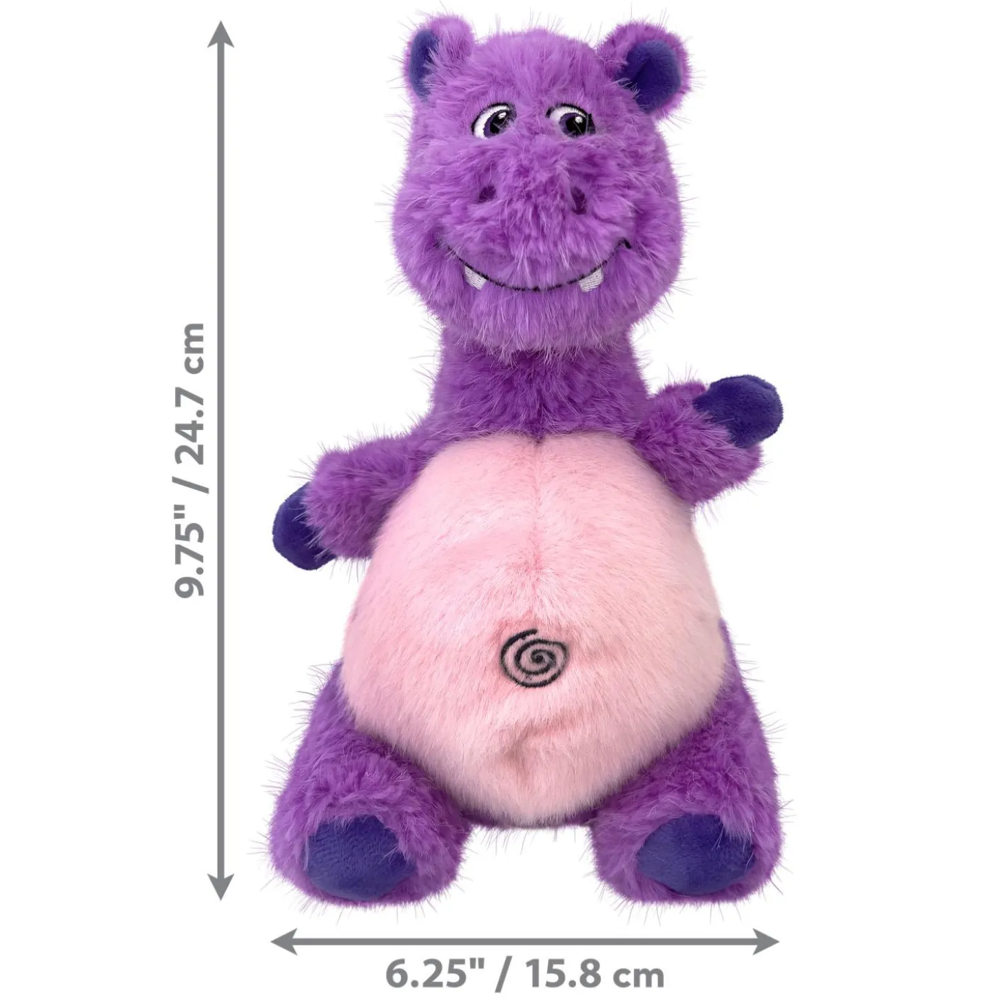 Knots Belly Hippo Dog Toy