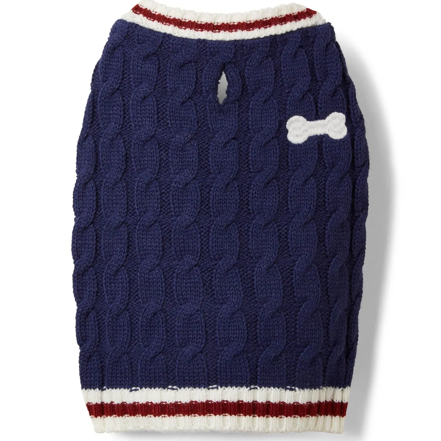 Lacrosse Knit Navy Sweater