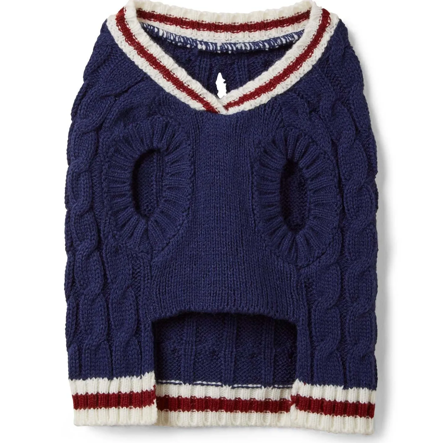 Lacrosse Knit Navy Sweater