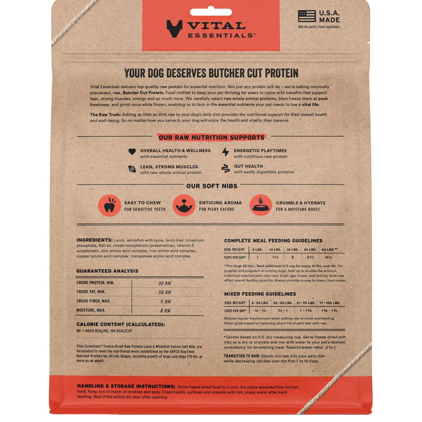 Lamb & Whitefish Entree Soft Nibs Dog Food