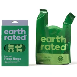 Lavender-Scented Easy-Tie Handles Dog Poop Bags