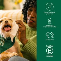Lavender-Scented Hypoallergenic Dog Grooming Wipes