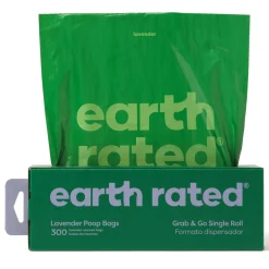 Lavender-Scented Single Roll Dog Poop Bags