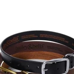 Leather Black Dog Collar