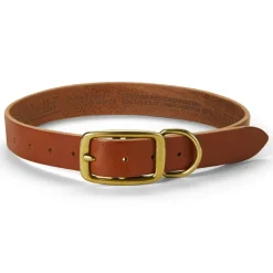 Leather Cognac Dog Collar