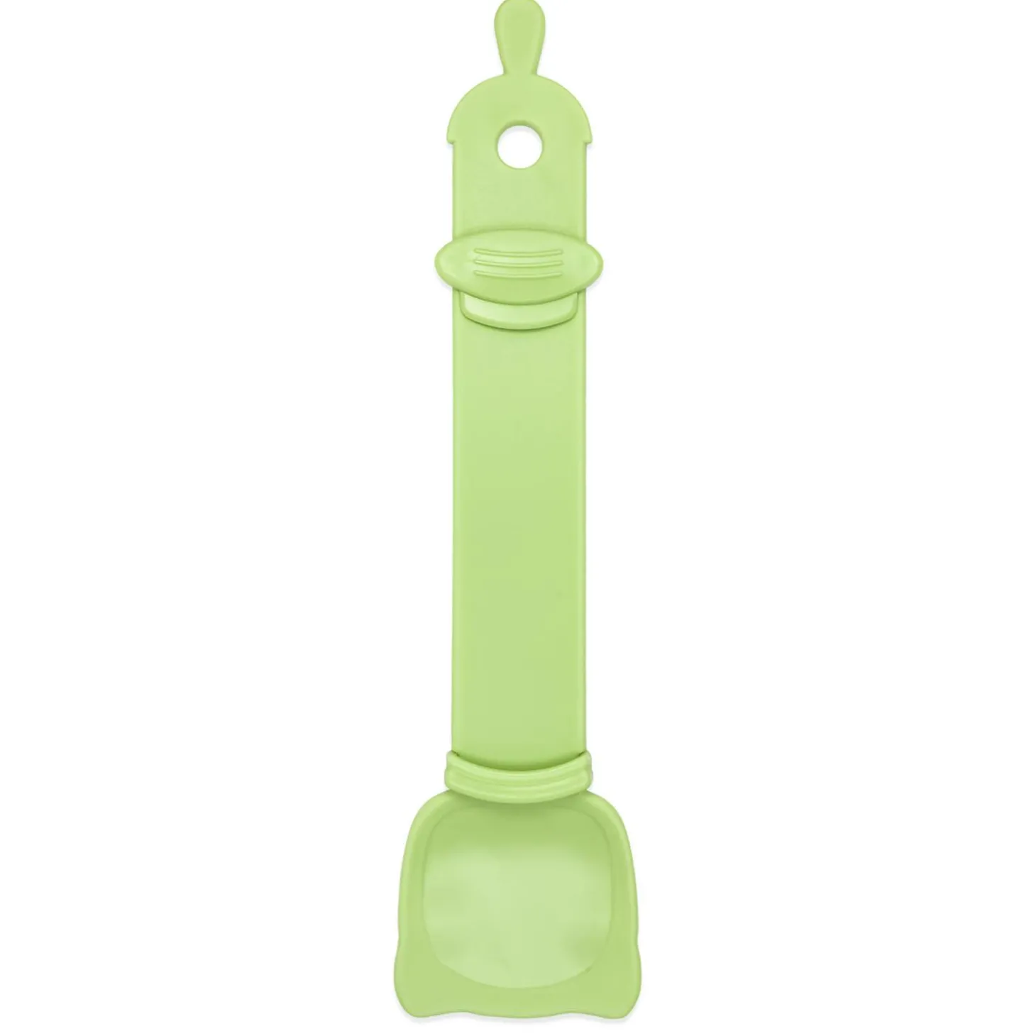 Lickable Treat Dispenser Green Feeding Spoon