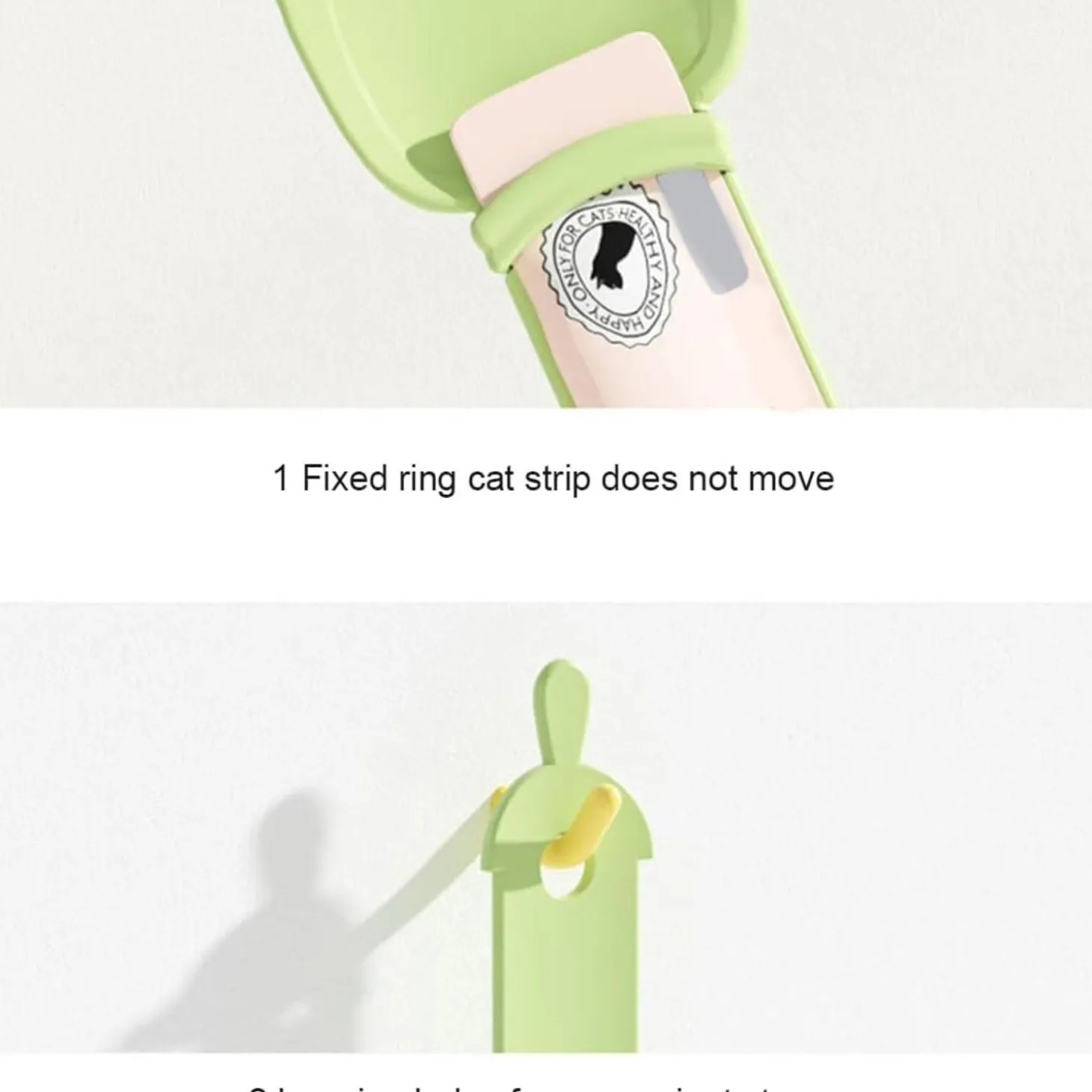 Lickable Treat Dispenser Green Feeding Spoon