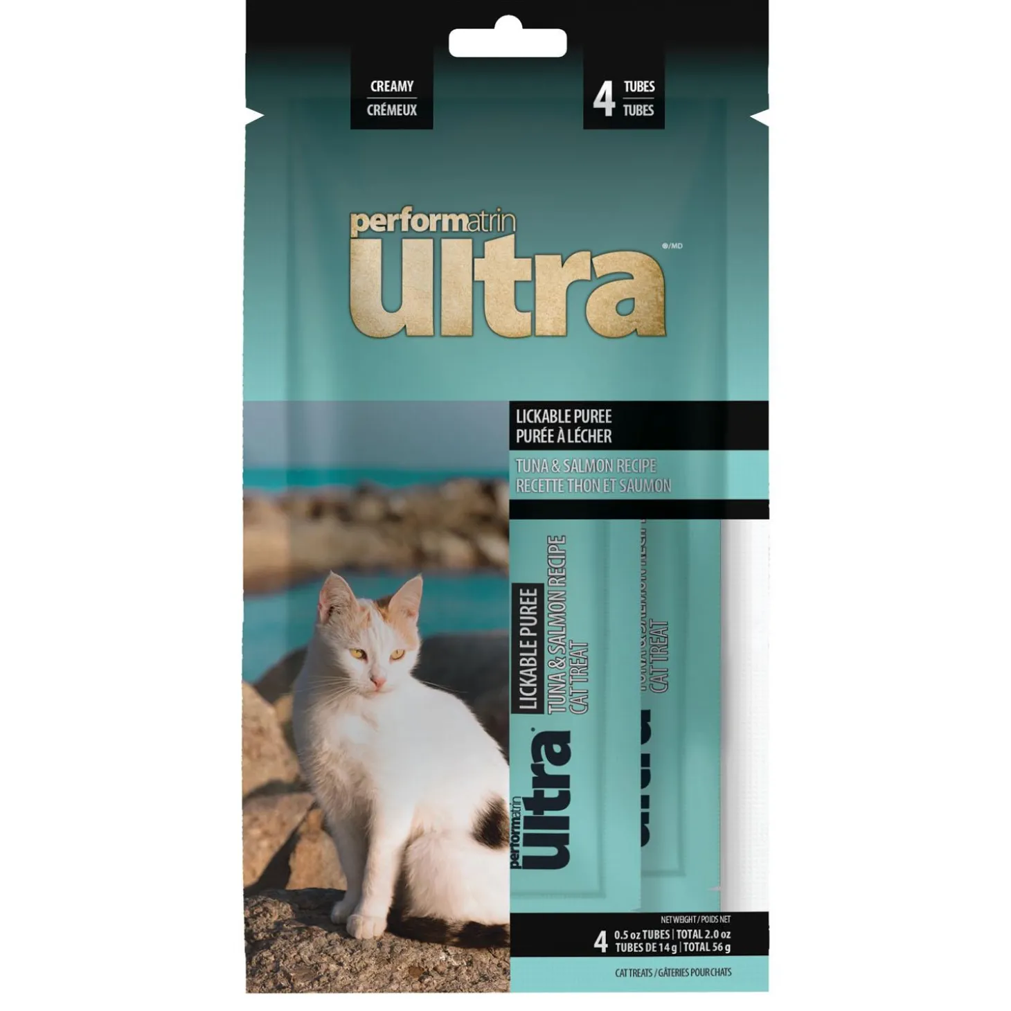 Lickable Tuna & Salmon Puree Cat Treats