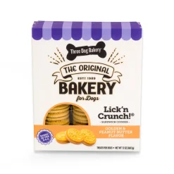 Lick'n Crunch! Golden & Peanut Butter Flavour Dog Treats