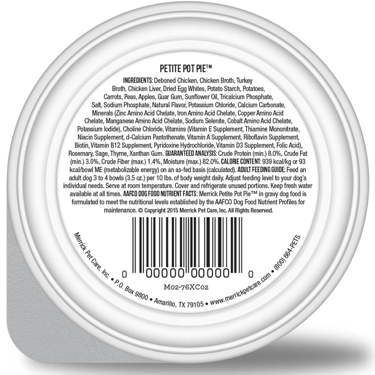 Lil' Plates Petite Pot Pie Small Breed Dog Food