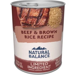 Limited Ingredient Beef & Brown Rice Recipe Adult Dog Food