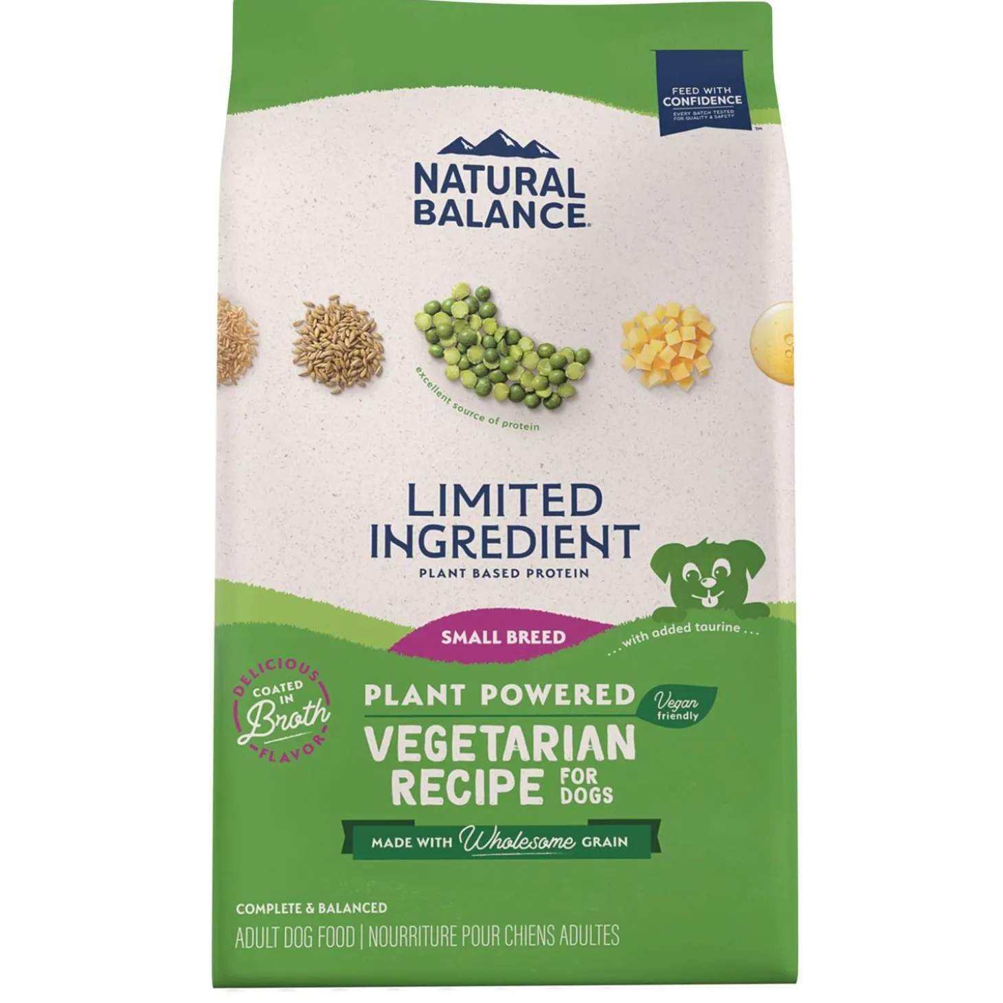 Limited Ingredient Plant Powered Vegetarian Recipe Small Breed Adult Dog Food