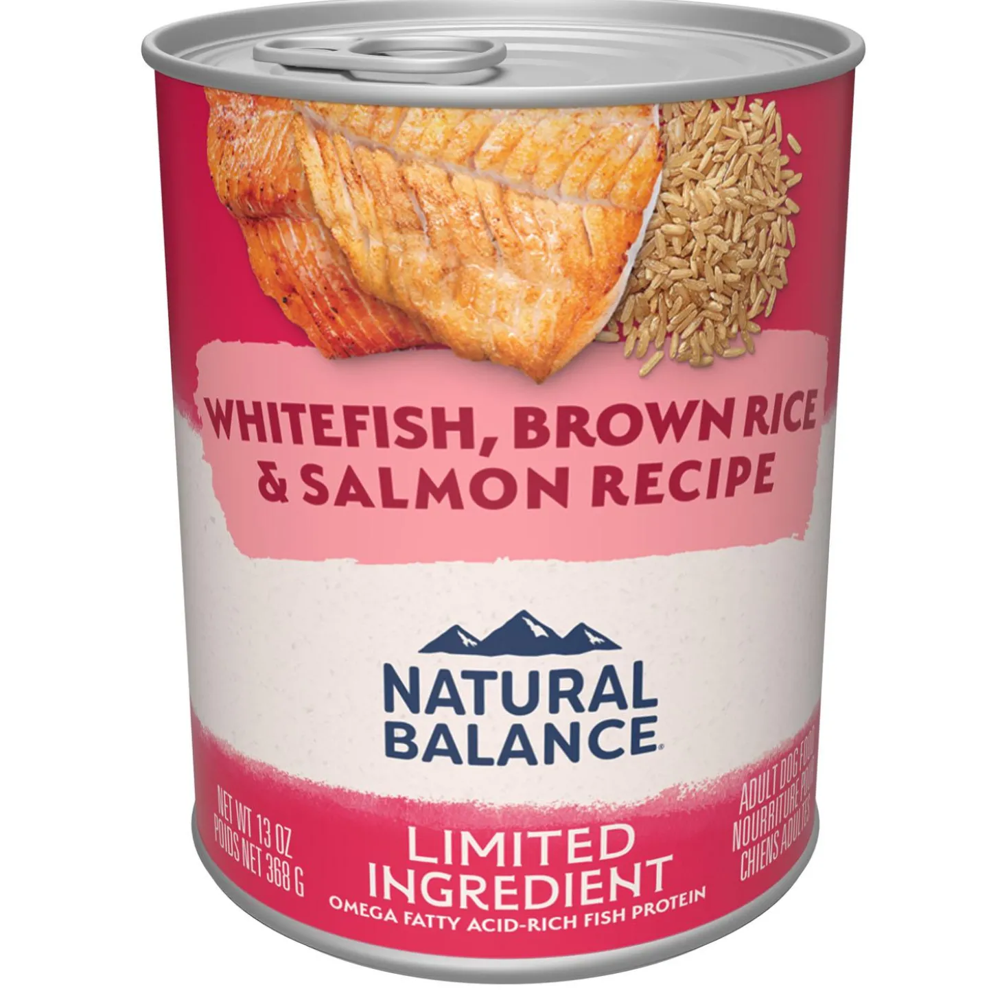 Limited Ingredient Whitefish Brown Rice & Salmon Recipe Adult Dog Food