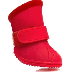 Lined Red Wellies