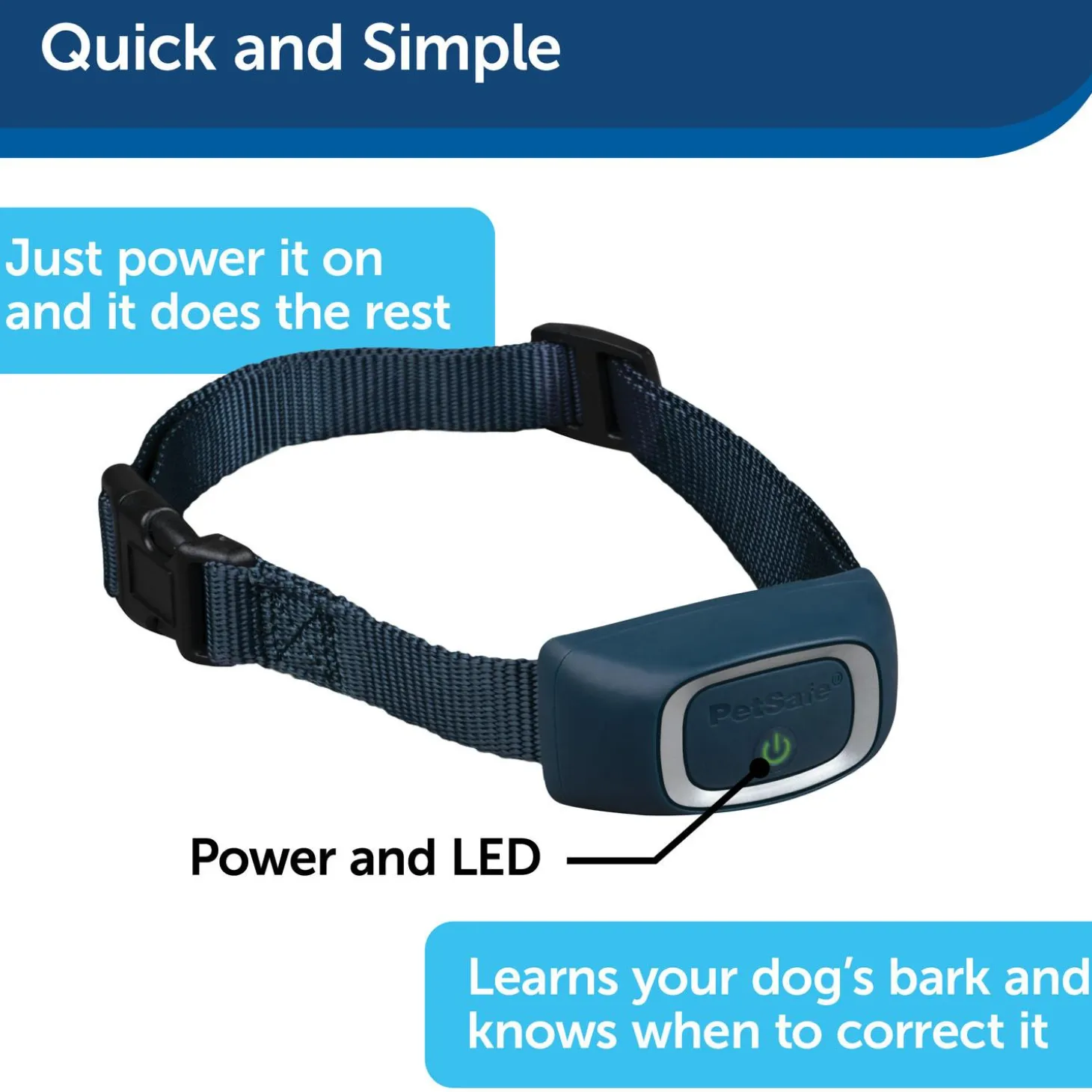 Lite Rechargeable Bark Control Dog Collar