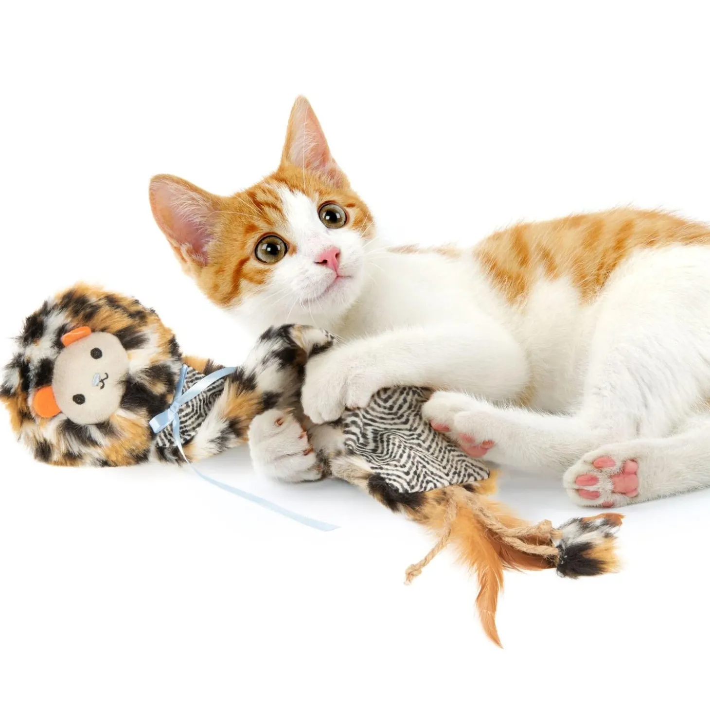 Looney Lion Heart Cat Toy