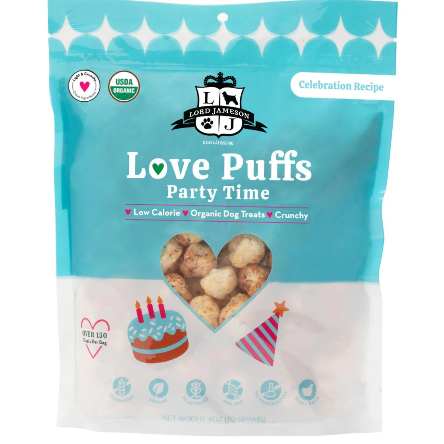 Love Puffs Party Time Dog Treats