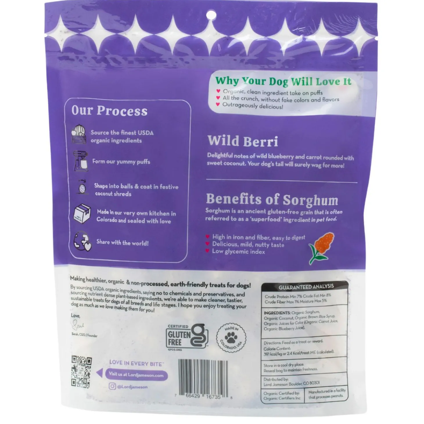 Love Puffs Wild Berri Dog Treats