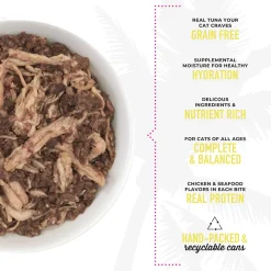 Luau Ahi Tuna & Chicken Recipe in Chicken Consomme Cat Food