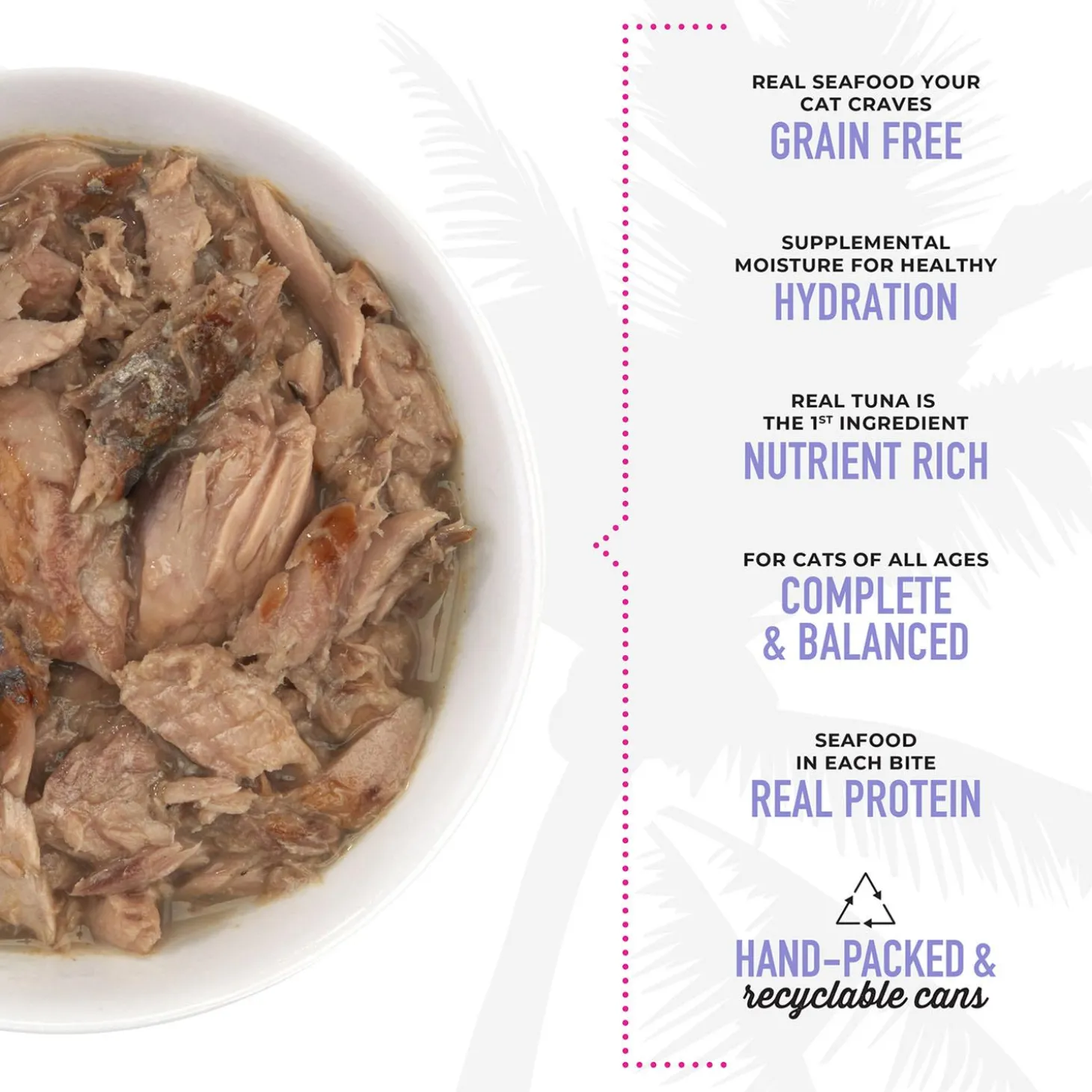 Luau Ahi Tuna & Mackerel Recipe in Chicken Consomme Cat Food