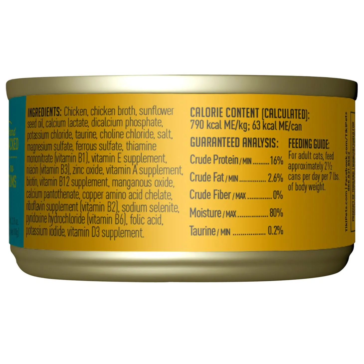 Luau Succulent Chicken Recipe in Chicken Consomme Cat Food