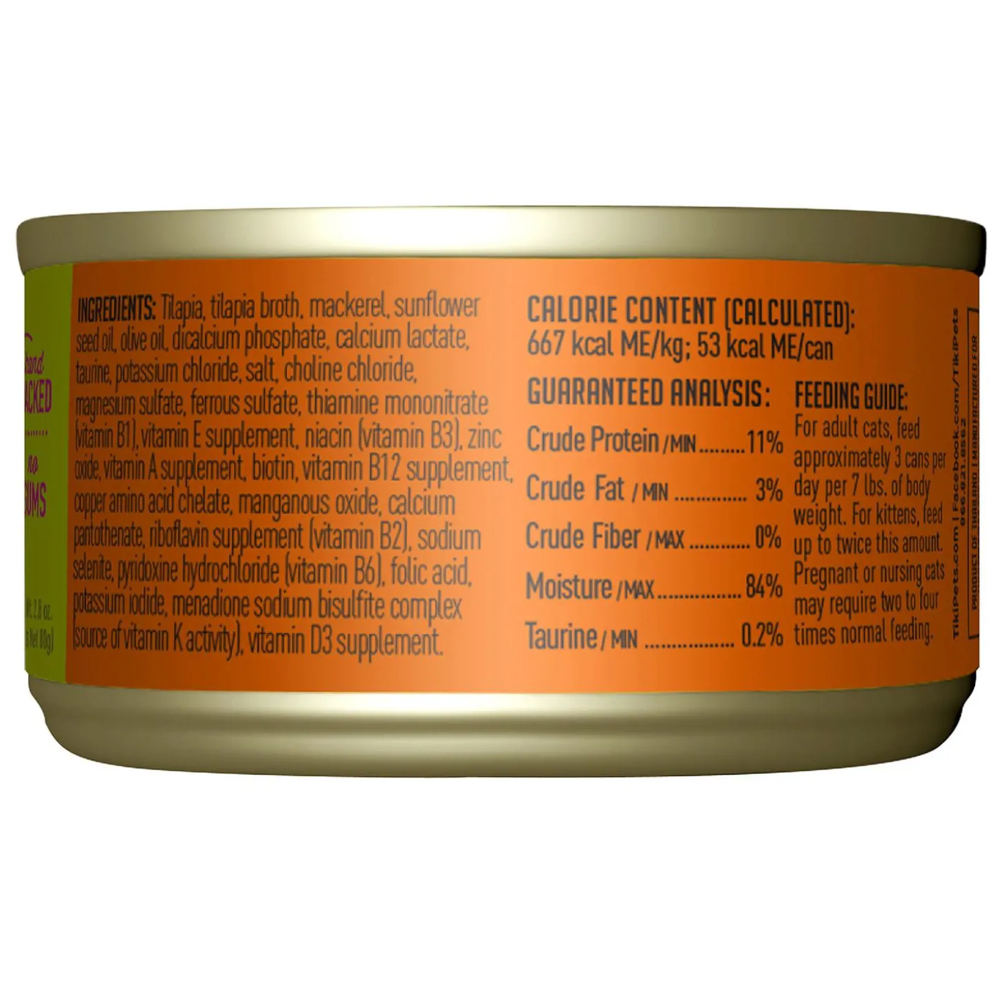 Luau Tilapia Recipe in Tilapia Consomme Cat Food