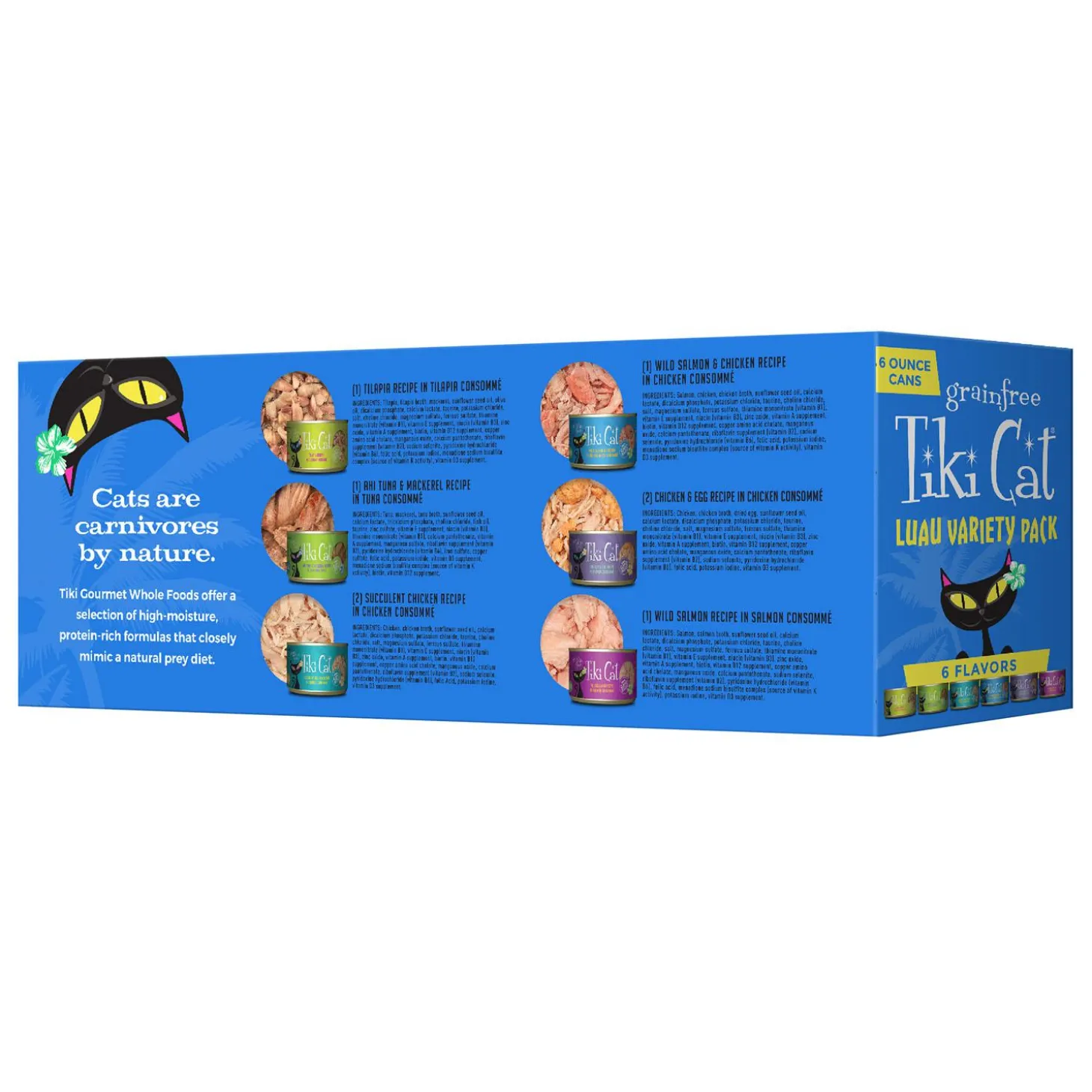 Luau Variety Pack 6oz Cans Cat Food