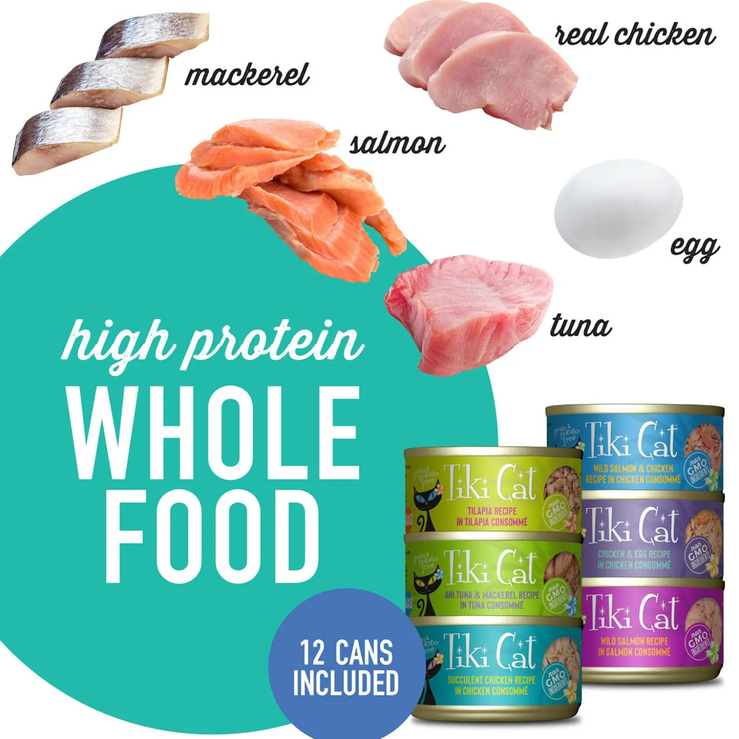 Luau Variety Pack 2.8oz Cans Cat Food