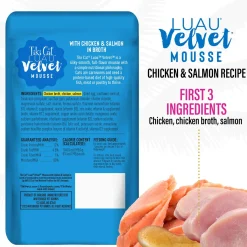 Luau Velvet Mousse Chicken & Salmon in Broth Cat Food