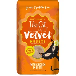 Luau Velvet Mousse Chicken in Broth Cat Food
