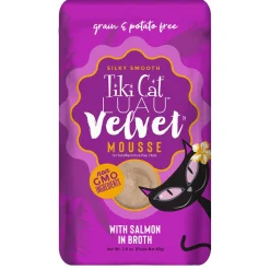 Luau Velvet Mousse with Salmon in Broth Cat Food