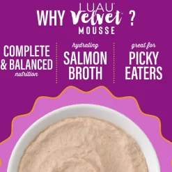 Luau Velvet Mousse with Salmon in Broth Cat Food
