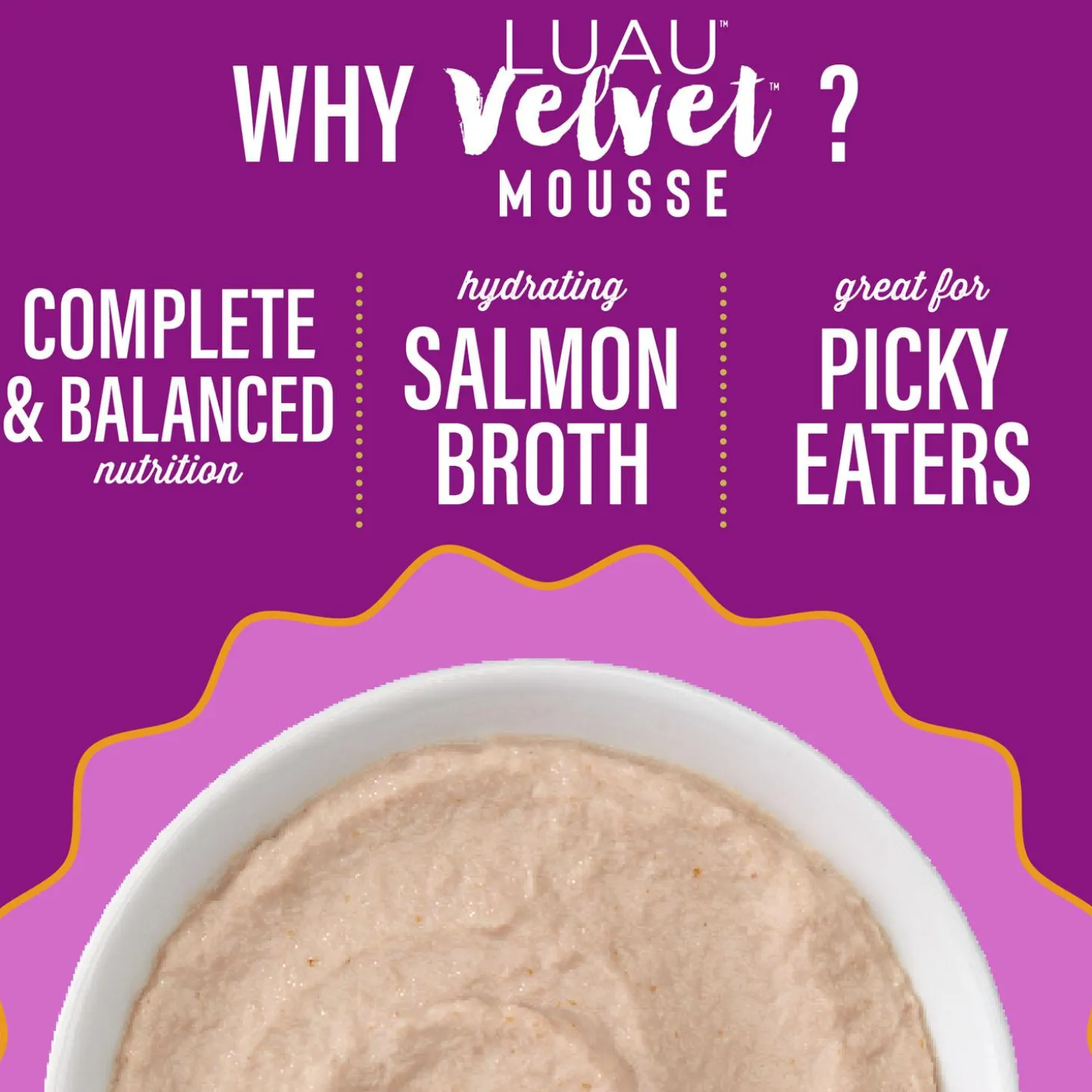 Luau Velvet Mousse with Salmon in Broth Cat Food