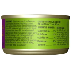 Luau Wild Salmon Recipe in Salmon Consomme Cat Food